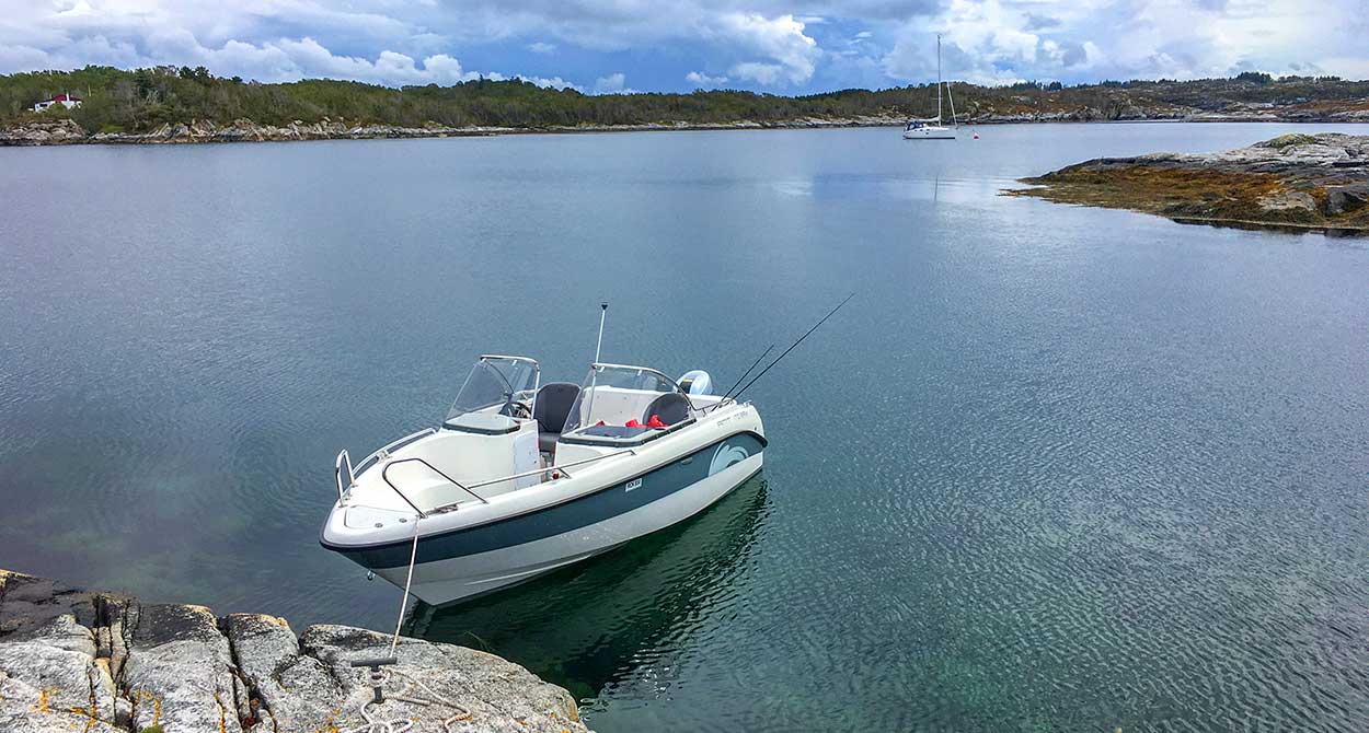 Telting på Langøyna